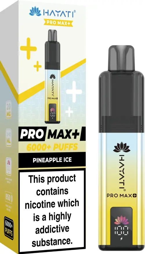Hayati Pro Max Plus 6000 - 10mg | Pineapple Ice